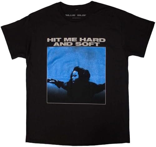 Camiseta masculina Billie Eilish Hit Me Hard and Soft Tracklist