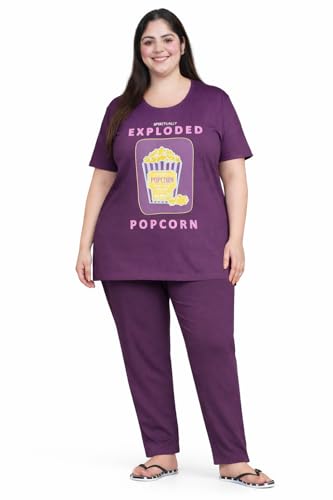 Image of In Love Women's Plus Size Longline T-Shirt with Side Pocket, 3 /4 Sleeve, Crew Neck