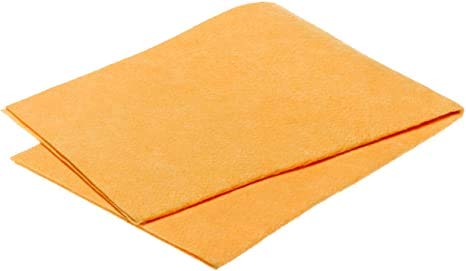The Original ShamWow - Super Absorbent Multifunctional Cleansing Shammy Chamois Towel - Holds 10x Its Weight in Liquid - Machine Washable - Not Scratch (16 Pieces, Orange