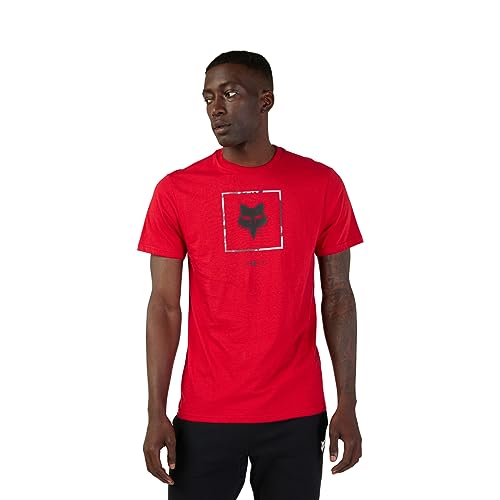 Fox Racing Atlas SS Prem Tee T-Shirt Homme Noir en Coton Peigné