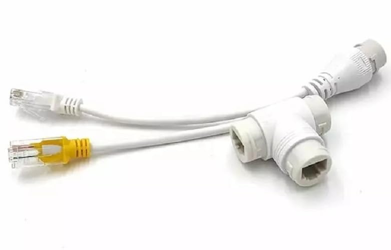 MakWorld® POE Splitter/Multiplexer 2-in-1 Network Cabling Connector Three-Way RJ45 Connector for HD IP Camera CCTV Accessories (B0D8YWKS5F) Amazon Price History, Amazon Price Tracker