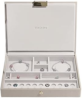 Stackers Pebble Grey Classic Charm Lid