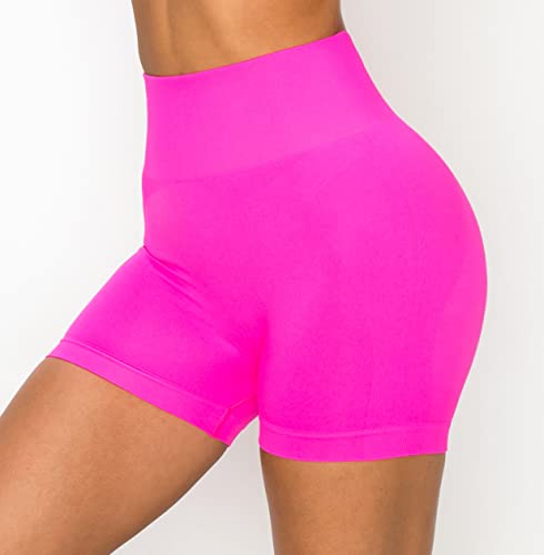 ALWAYS Women's High Waist Bike Shorts - Athletic Workout Tummy Control Stretch Running Yoga Pants3