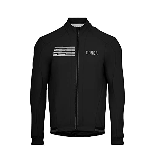 Giacca da uomo - Impermeabile Running Walking Warmer Zip Up Jacket per gli uomini - Torrential Jacket Nero
