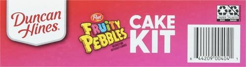 Duncan Hines Epic Fruity Pebbles Cake Mix Kit, 28.5 oz, 1 Count