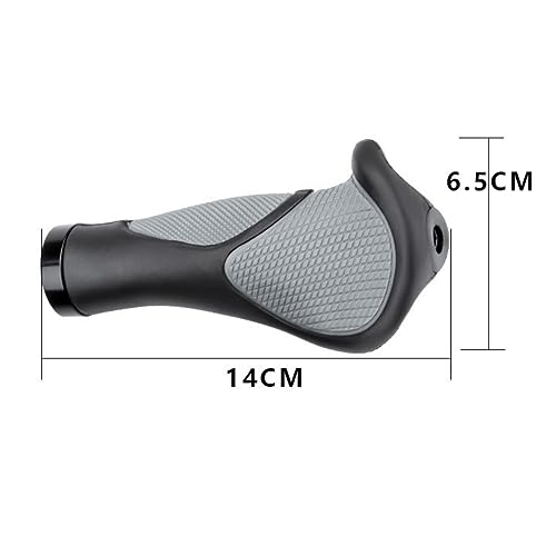 HOUSON Bicycle Grips, Ergonomic Bicycle Handlebar Grips Bike Handle Rubber Grips for Mountain Bike Road Bike - Image 3