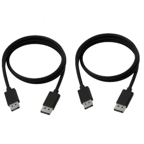 Câble DisplayPort 4K lot de 2 pour liaison vidéo haute vitesse