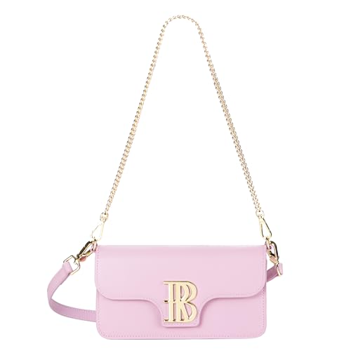 Sac à bandoulière en cuir véritable pour femmes, mini sac à main tendance avec chaîne 3244