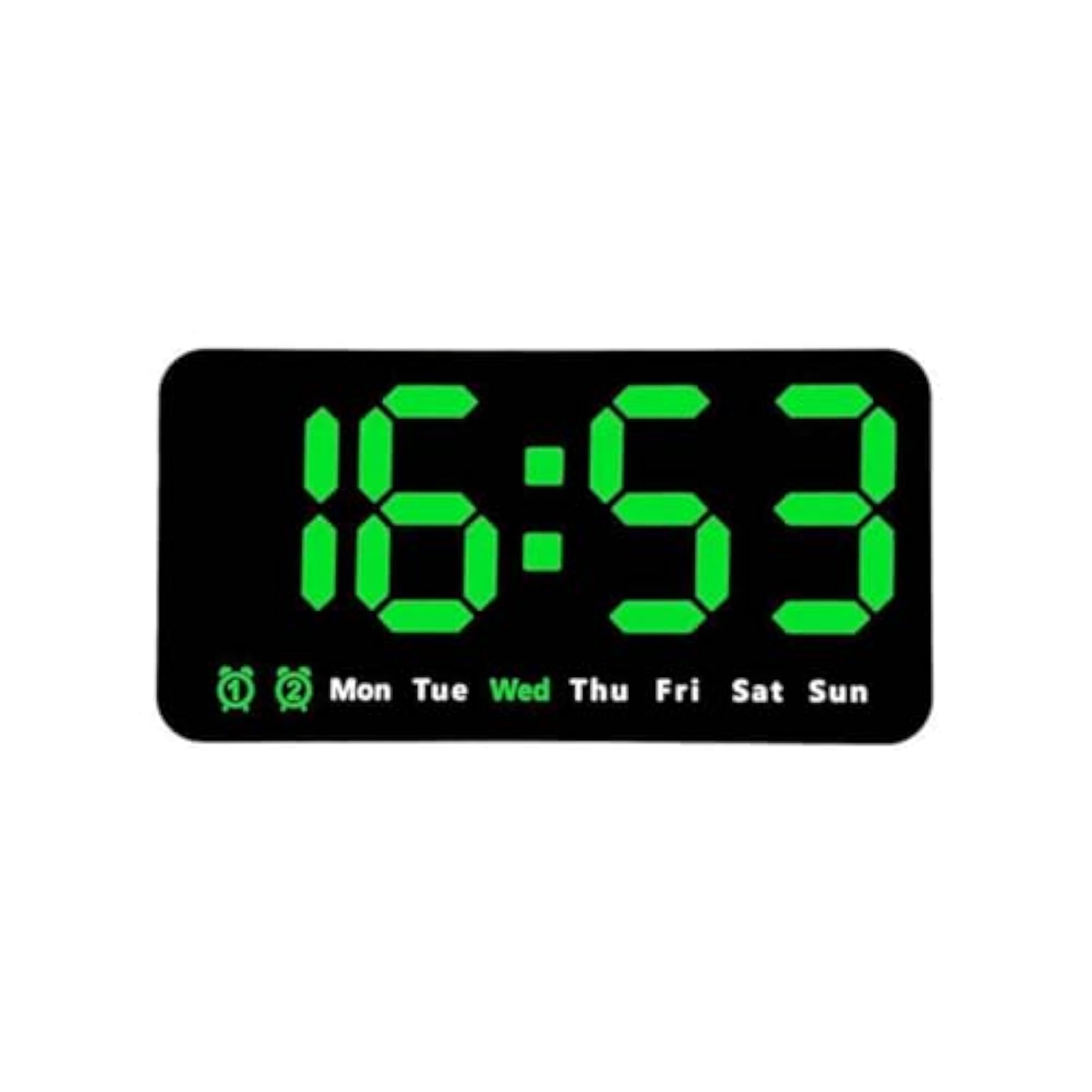 Two-in-One Stand and Hang LED Desk Alarm Clock