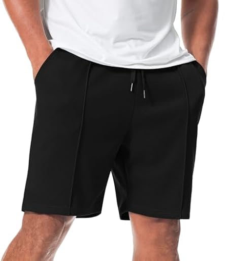 Curluriy Pantalones Cortos Gofre Hombre Casual Bermudas Shorts con Bolsillos Verano Conforta Sport Shorts | Ya disponible en tu tienda friki favorita! En mundofriki.es!