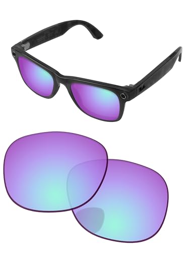 Image of Replacement Lenses for Ray-Ban Meta Wayfarer RW4008 & RW4012 53mm AI Glasses - Photochromic, Anti Blue Light Lens