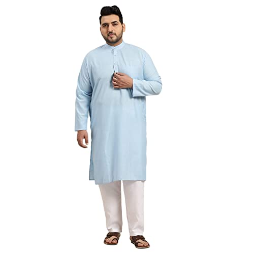 Image of SOJANYA (Since 1958, Men's Silk Blend Grey Kurta Pyjama & Silk Blend Jacket Combo