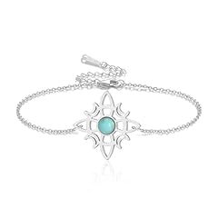 silver wiccan moon bracelet