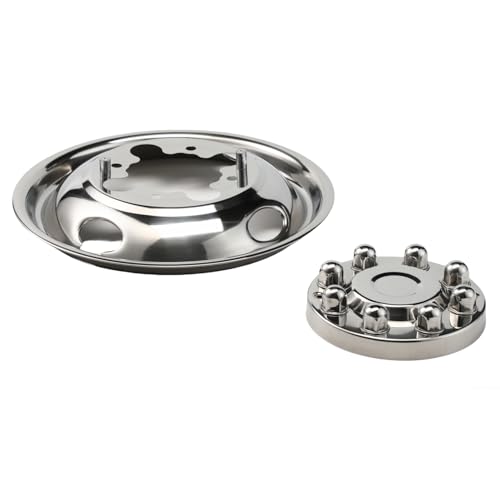 Image of 4pcs 16 inch Polished Stainless Steel Wheel Simulators for Chevy GMC 3500
