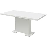 Esta mesa de comedor extensible es la perfecta alternativa para cocinas pequeñas y áreas de comedor con un espacio limitado.