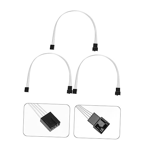 Cable de extensión PWM divisor de conexiones para ventilador PC SHINEOFI 2 Series 2