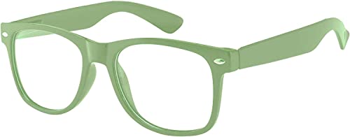 Image of OWL Retro Style Sunglasses 80's Classic Vintage Unisex Nerd Colored Frame