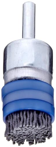 Image of Weiler 11165 Nylox 3 /4 inch Diameter, 180 Grit, Silicon Carbide Bristles, Banded End Brush, Made in The USA (Pack of 10)