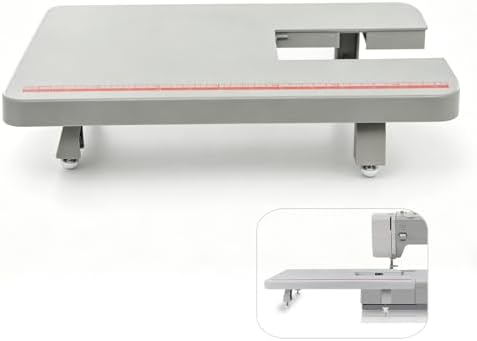 Miaceito Gray Sewing Machine Extension Table Stable Surface, Fold...