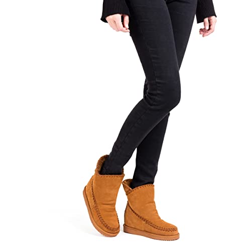 Gioseppo 42114 Stivali Arricciati Donna, Marrone