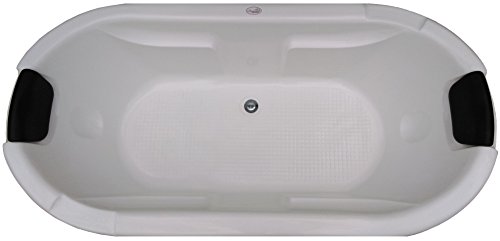 Image of MADONNA Intimate 6 ft Freestanding Acrylic Bath Tub (White)
