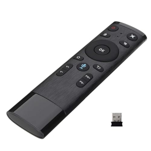 Image of S5 Voice Remote, 2.4G Wireless Infrared Remote Control with 6 Axis Gyroscope and IR Learning, Air Fly Mouse with Voice Input for Original Android TV Box /Android TV /PC /Smart TV