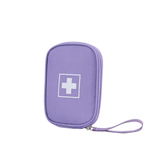 Image of First Aid Bag - Travel Medicine Bag Organizer - Empty Medical Supplies Organizer Bag Portable Travel Medicine Pouch for Home Office Kitchen Traveling Hiking Cycling Work