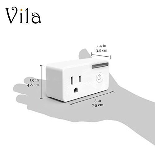 Wi-Fi Enabled Smart Plug, Compatible with Amazon Alexa and Google Home, No Hub Required, Remote Access, Voice Control, Timing Function, Additional Home Security, Saves Time and Energy - Thumbnail 7