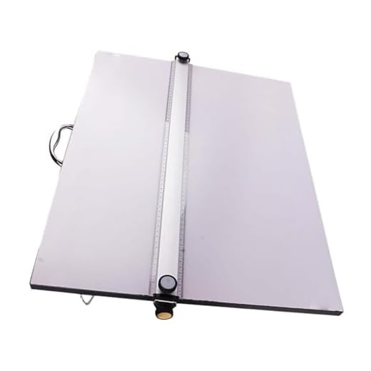 rockible Tablero de Dibujo, Regla Deslizante, Herramienta de Arquitectura Multifunción, Tablero de Dibujo, Mesa de Dibujo para Profesionales de