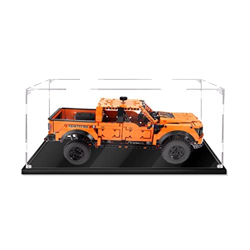 LMTIC Acrylic Display Case for Lego Technic Ford F-150 Raptor 42126 Display Box Storage for Lego 421