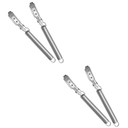 CONGARTENO 2sets Stainless Steel Pet Hair Remover Tool Hair Scraper Cutter Kitchen Gadget Tool Perfect for Home Outdoor Use 2pcs*2