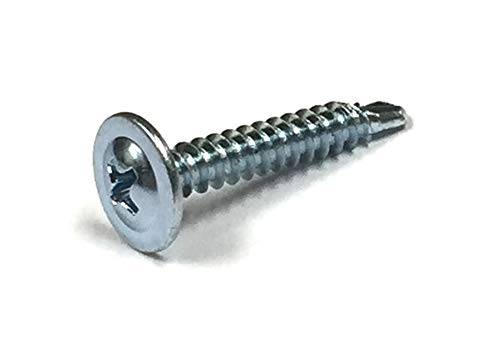 Tornillo autorroscante cabeza tronco 1” #8 paquete 100