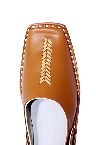 Sagun Art & Craft Men Ethnic Designer Juttis Nagras Mojaris for Wedding Party Occasions Lightweight Shoes with Anti Skid Sole DXYM-7805