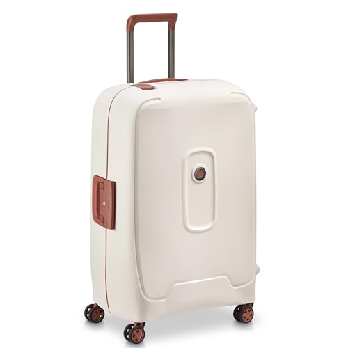 Image of DELSEY PARIS Moncey 69 cms Medium Check-in Polypropylene Hardsided 8 Wheels Spinner Luggage /Suitcase /Trolley Bag for Travel with TSA Lock- Angora