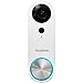 SimpliSafe Pro Smart Home Security Wi-Fi Video Doorbell Wired Camera, White