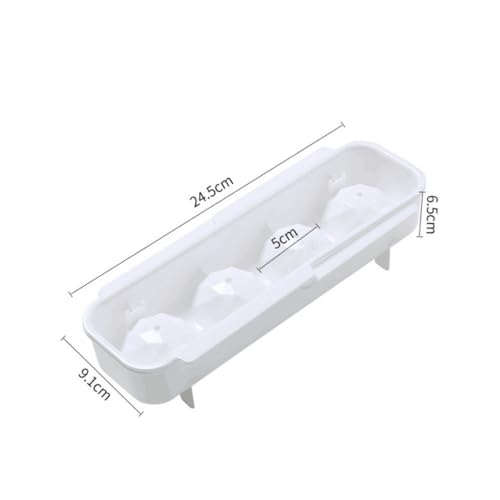 Molde plástico para hielo esférico OSALADI 2 piezas miniatura 2