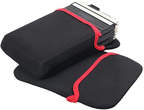 Etone Red/Black Protective Pouch Case Bag 4X5 5X7 Large Format Sheet Film Holder For Fidelity Elite (5X7)