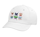 Marvel Avengers Team Coquette Style Cute Fashion Bows Adjustable Printed Baseball Hat, White
