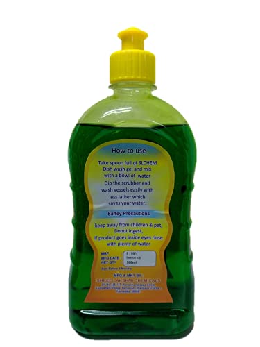 Image of Dish Wash Gel - Less Lather But More Shiner 500ml Bottle Pack of 2
