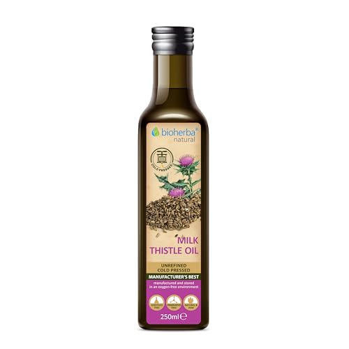 Milk Thistle Oil 250 ml Cold-Pressed Seed Oil by BIOHERBA (250)