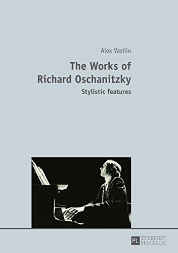 Amazon The Works Of Richard Oschanitzky Stylistic Features English 