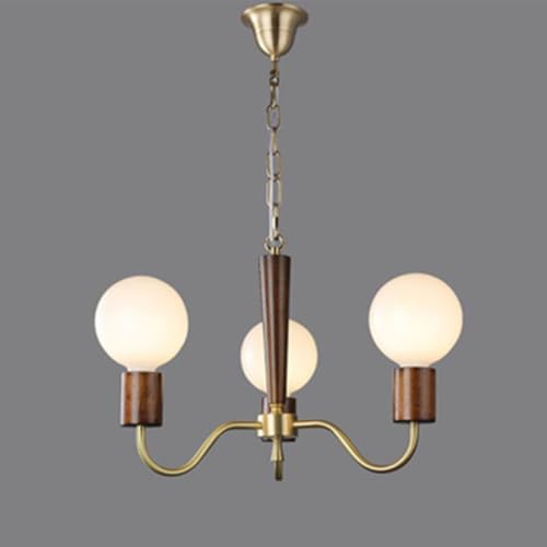 Lustre en forme de haricot magique à 5 têtes au design modern du milieu du siècle