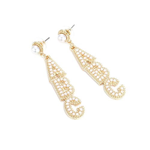 Shining Rhinestone Teacher Earrings Faux Pearl Bead ABC Letter Dangle Earring Enamel Apple Book Pencil Stud Statement Fun Back To School Graduation Jewelry Teacher Appreciation Gifts3