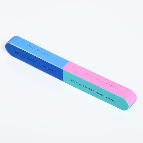 Image of Whimsy Beauty Kids Nail File Assorted Set | Double Sided Nail Buffer for Smooth Shaping and Buffing | Gentle Skin Safe Nail Care Tool | 4 to 16 Years | Organic, Natural, Chemical Free