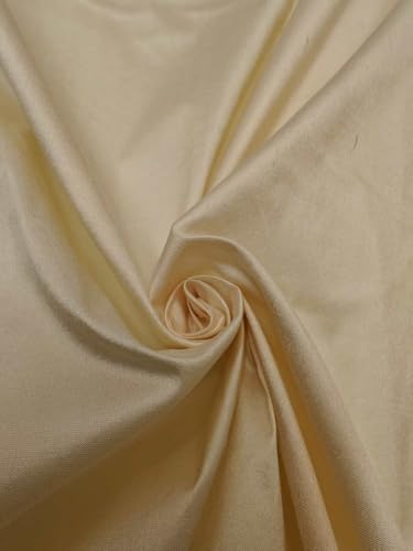 Soie Dupioni Champagne Crème 137,2 cm | Sublimez Vos Plus Beaux Moments