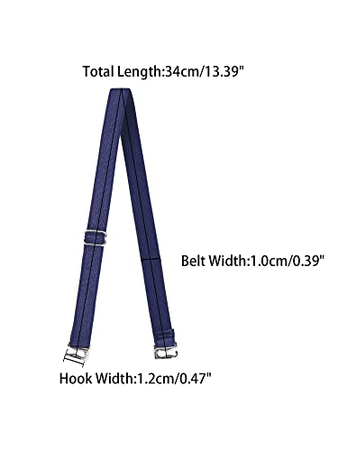 uxcell 2 Pair 10/12/15/18/20mm Width Stretchable Shoulder Bra Straps Adjustable Elastic Straps for Women3