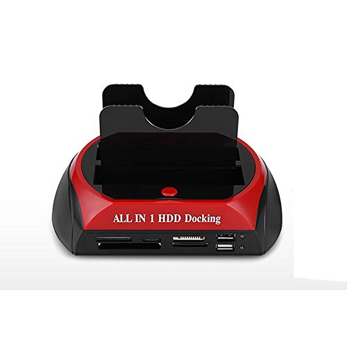 Leitor Externo Universal Case Gaveta de Cartão Memória USB HD SATA IDE