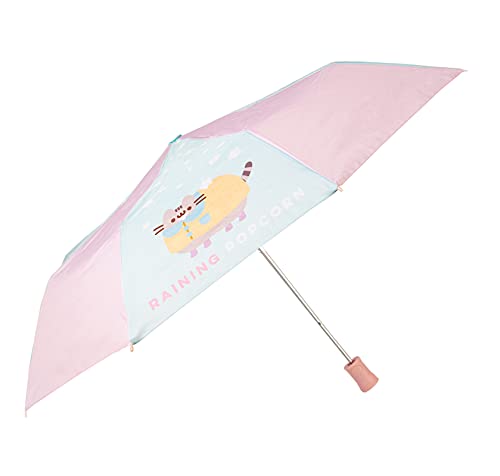 Grupo Erik Paraguas niña Pusheen - Paraguas plegable niña automático : Paraguas infantil | Paraguas niña 10 años - Kawaii niña