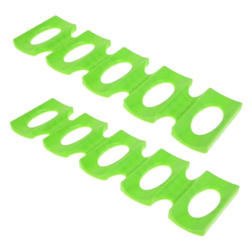 WEKADRIN 2 Pezzi Portabottiglie Frigo in Silicone Verde Organizer Impilabile per Bevande Vino e Lattine Tappetino Antiscivolo per Casa Bar e Feste Resistente e Facile da Pulire