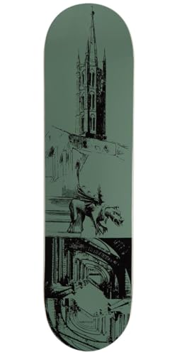 [CCS] Cathedral Skateboard Deck - Olive - 8.25